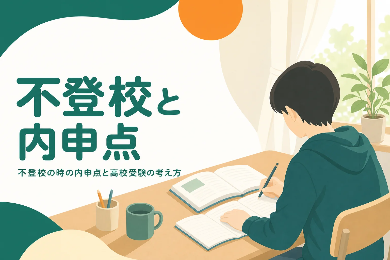 不登校の時の内申点の扱いと、評定がつかない時の高校受験の考え方を解説する記事のアイキャッチ